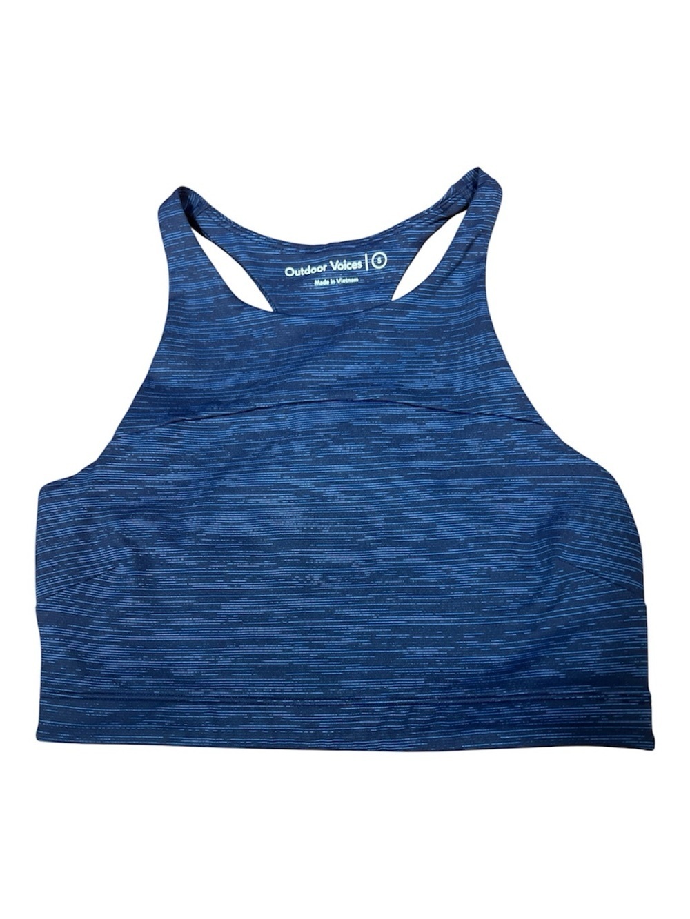 Outdoor Voices Sz Small Blue Crop Top EUC